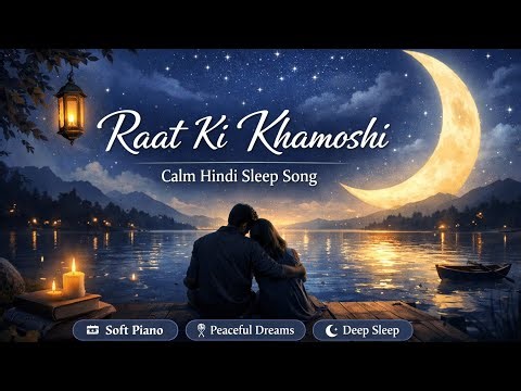 Raat Ki Khamoshi 🌙 Calm Hindi Sleep Song | Peaceful Relaxing Music for Deep Sleep 