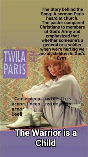 Warrior is a Child By Twila Paris #warriors #childrenofgod #armor