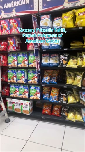 Grocery Prices of American Goods in Tahiti