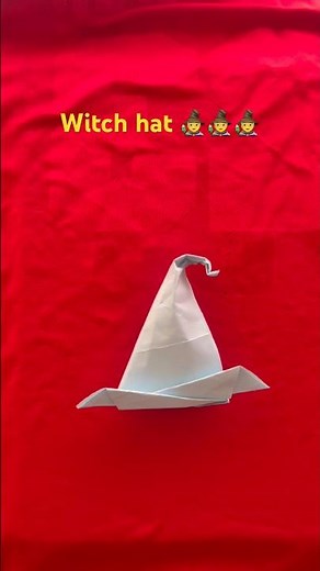 DIY Paper Witch Hat 🧙 | Easy Craft for Halloween | Step-by-Step