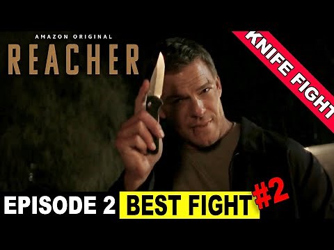 Reacher Episode 2 BEST FIGHT SCENE - Knife FIGHT