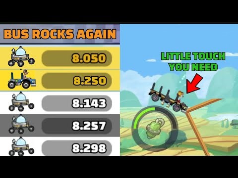 Secret Trick to Finish the Track with Bus in Today's Community Showcase - Hill Climb Racing 2