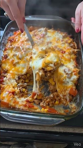 The Ultimate Zesty Southwest Ground Turkey Bake #avasdailydishes #easyrecipe #recipe