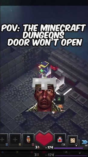 POV: The Minecraft DUNGEONS Door *WON'T* Open