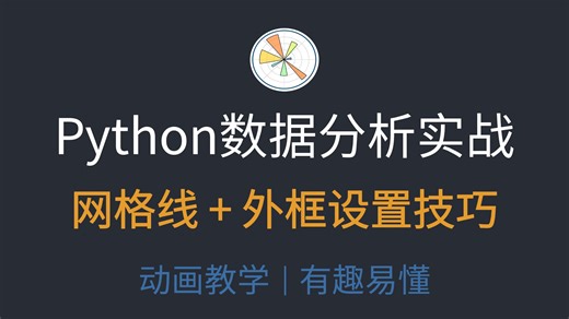 26. 【Matplotlib 保姆级实战】网格线   外框设置技巧，图表颜值直接翻倍！