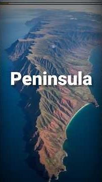 What Is a Peninsula? Explained in the Easiest Way! #shorts #pankaj #peninsula