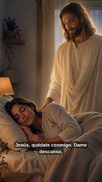 Si hoy no puedes más, reza esto antes de dormir 🙏 Jesús te da paz