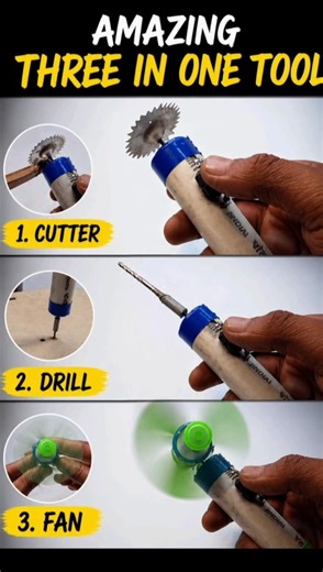 Diy three in one DC motor tool #shorts #vairal #txnproject