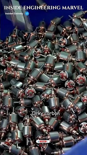 How DC Motors Are Made ⚙️ Inside the Manufacturing & Working Process 🔋 #engineering #facts #science