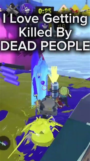 I love Getting killed by DEAD PEOPLE #splatoon3