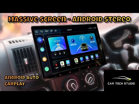 Massive 13.3" screen - Car Tech Studio - universal Android stereo with carplay