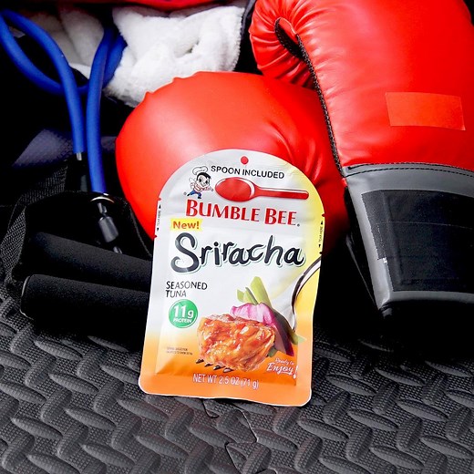 That heavy bag isn't going to punch itself! You need some fuel. Reach for the perfect portable protein. Delicious Bumble Bee® Tuna recipes here: http://bit.ly/2GycR67 | Cooking Panda