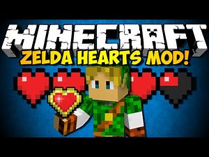 Minecraft Zelda Hearts Mod: PIECES OF HEART, FAIRY FOUNTAINS & MORE! (HD)