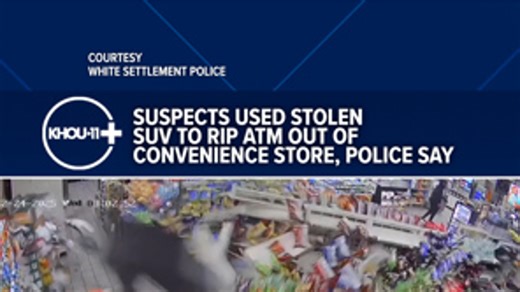 Police: Suspects used stolen SUV to rip ATM out of North Texas convenience store