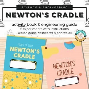 Physics, Force & Motion (STEM: Newton's Cradle) with Activity book & Lesson Plan