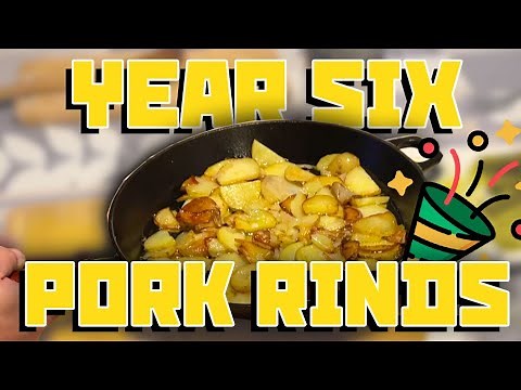 Cooking pork rinds and potato for whole family - Welcome home (6 year milestone)