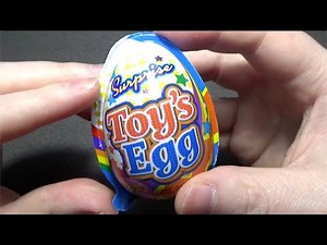 Mysterious chocolate egg I bought for 100 yen: Toys Egg