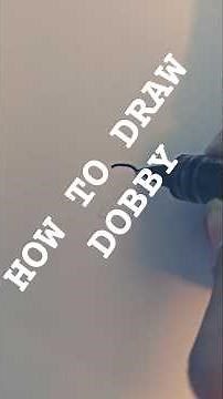 How to Draw Dobby the house elf from Harry Potter in 2 MINUTES #art #asmr #harrypotter #howtodraw