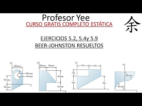 Ejercicios 5.2, 5.4, 5.9 Beer-Jonhston. Profesor Yee
