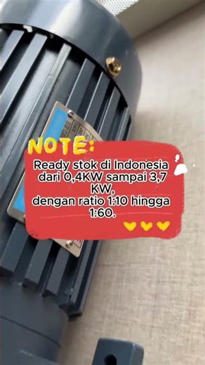 Medium Helical Reducer Motor Dolin – Garansi 1 Tahun & Siap Kirim