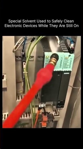 Special Solvent Used to Safely Clean Electronic Devices While They Are Still On #didyouknow