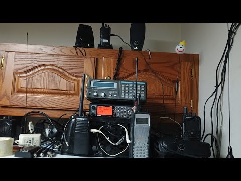 Updated man cave police/fire scanner set up 2025