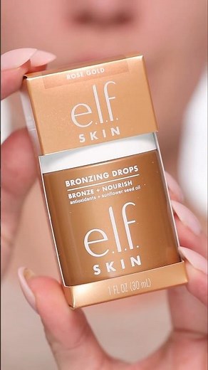 The perfect way to get summer bronze glow with @elfcosmetics bronze drops #glowybase