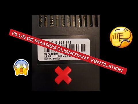 TUTO : DEMONTER BOITIER LCM BMW E39 SOLUTION PROBLEME CLIM VENTILATION PHARES FEUX DE RECUL...