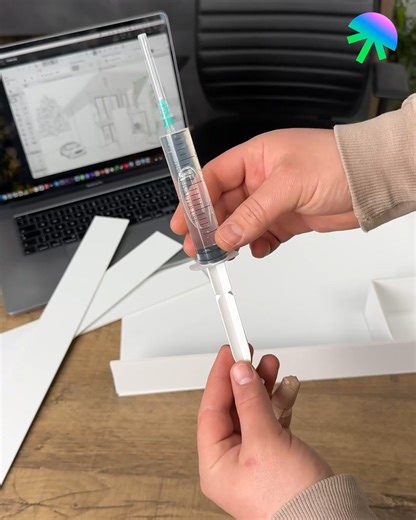 6.8K views · 15 reactions | Syringe glue trick for architecture models | Funny Videos Factory | Facebook