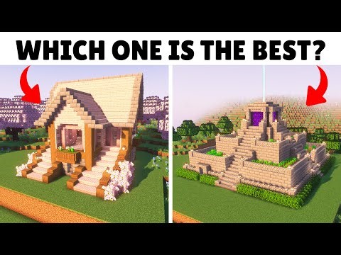TOP 3 Survival Bases Tutorial #minecraft