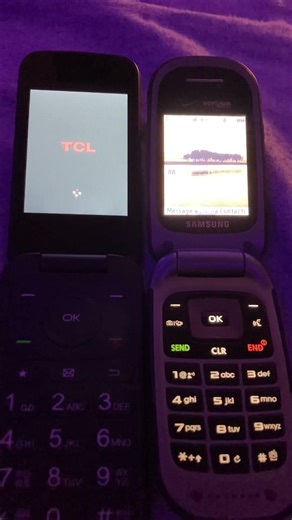 Modern TCL Flip Go Vs Old Samsung Convoy Flipphone #oldvsnew #Samsung #TCL