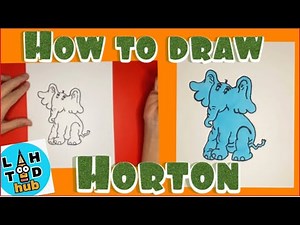 How to Draw Horton the Elephant