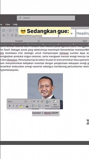 Cara Tambah KETERANGAN GAMBAR SKRIPSI di WORD 🤫