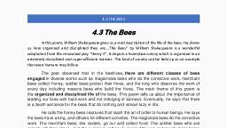 4.3 The Bees.pdf - English - Notes - Teachmint