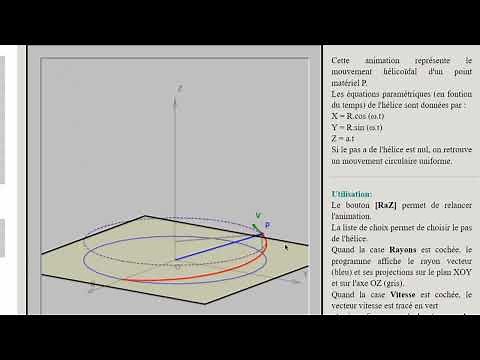 Mécanique : mouvement hélicoïdal c'est quoi ?