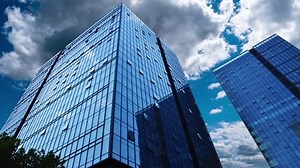 Modern Urban Buildings High-end Office Buildings Stock Footage Video (100% Royalty-free) 1093110633 | Shutterstock