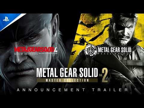 Metal Gear Solid: Master Collection Vol.2 - Announce Trailer | PS5 Games