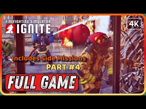 Massive Fire at Huge Storage Facility! FIREFIGHTING SIMULATOR IGNITE Gameplay Part 4 | No Commentary