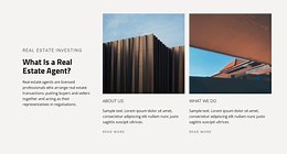 Real estate agent - HTML Template by Nicepage