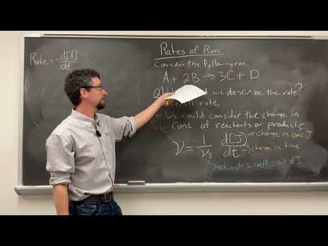Physical Chemistry: Introduction to Kinetics and Defining Rate