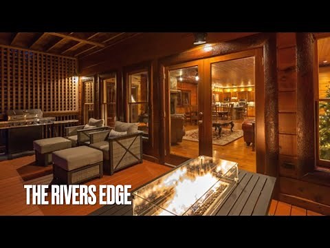 The Rivers Edge ~ Luxurious Riverfront 5-Bedroom Cabin in Blue Ridge