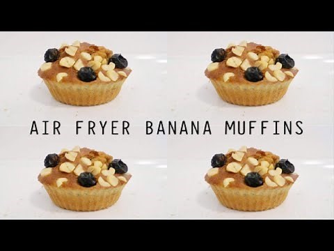 AIR FRYER BANANA MUFFINS HOMEMADE