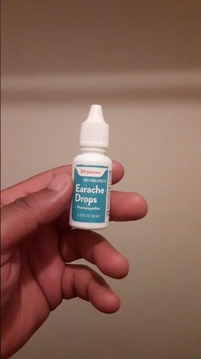 Walgreens Earache Drops Review