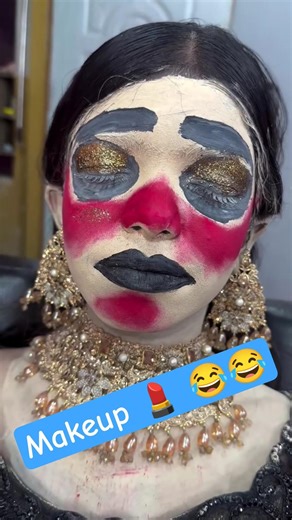 makeup 💄 😂😂#makeup #artist #makeupartist #shorts #viral #funny #trending #bridal #dance #new #ai #dj