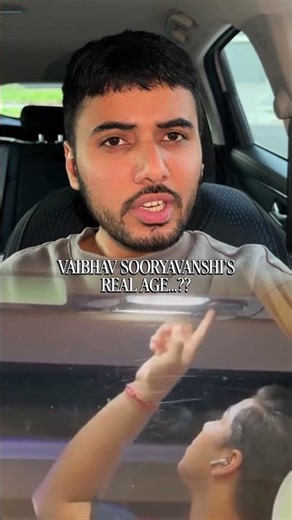 Vaibhav Sooryavanshi's age is just a number... and that number is apparently decreasing 😄 #IPL