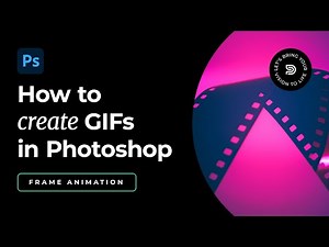 How to make a GIF (frame animation) in Photoshop | No more STATIC design showcases!