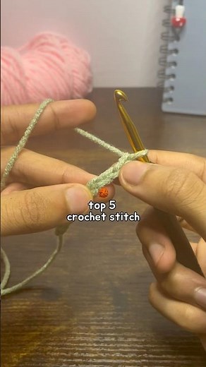 single crochet stitch 🌸 | absolute beginners basic stitches #beginner #crochet #amigurumi