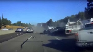 Dramatic Footage Of Major Crash Shows How Quickly Things Can Go Wrong
