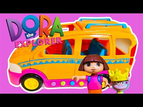 DORA THE EXPLORER Musical Orange Toy Van