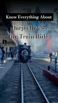 Darjeeling's Toy Train Ride in Monsoon | Darjeeling Tourist Places